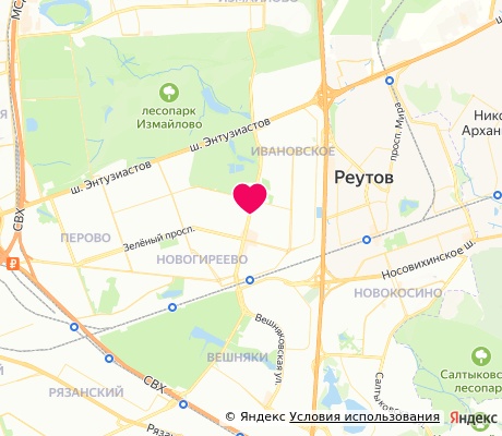 На карте