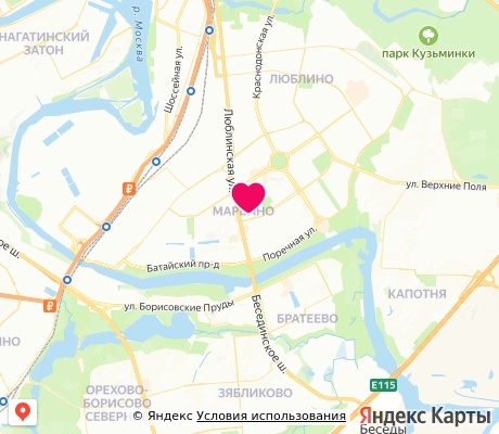 На карте