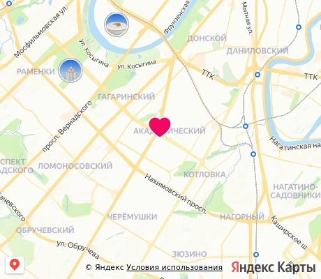 На карте