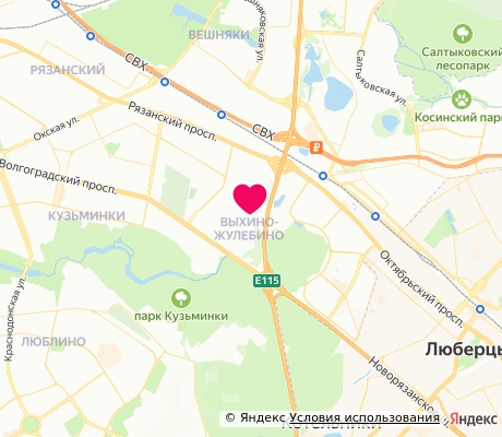 На карте