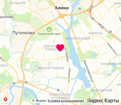На карте