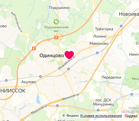На карте
