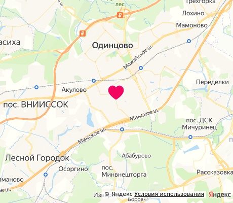 На карте