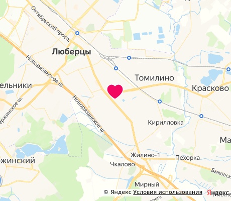 На карте