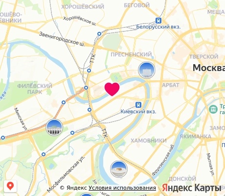 На карте