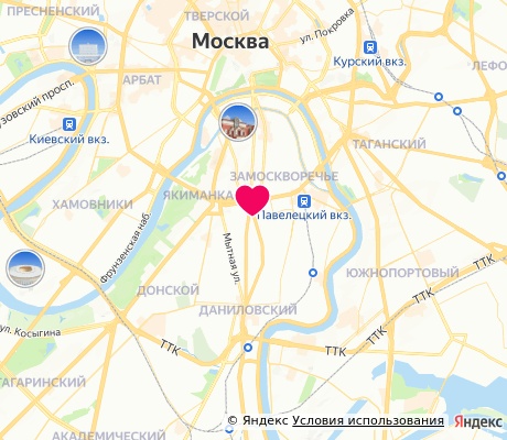 На карте