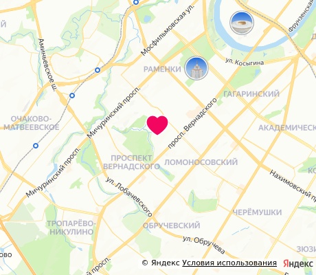 На карте