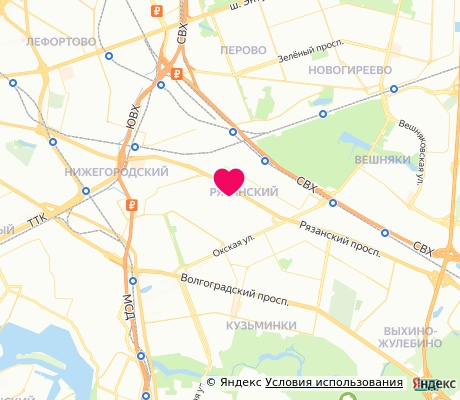 На карте