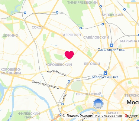 На карте
