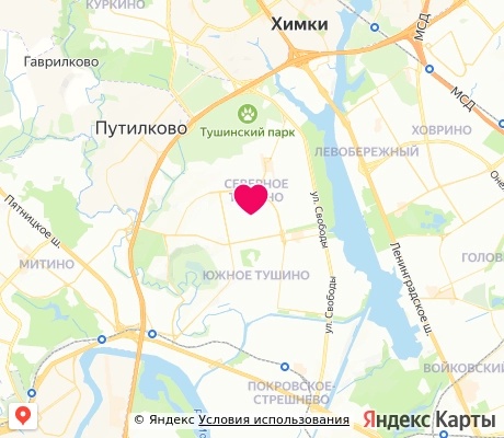 На карте