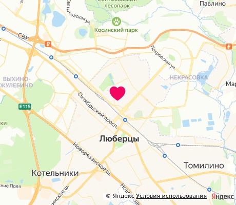На карте