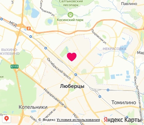 На карте