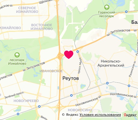 На карте