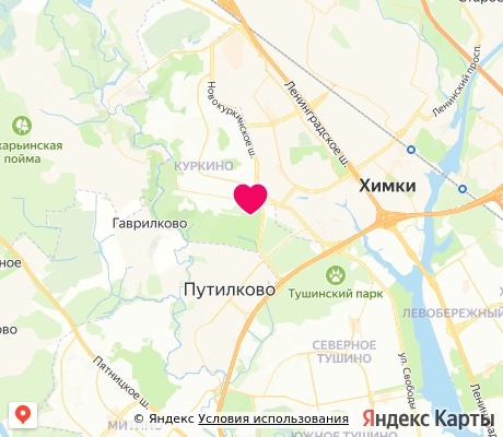На карте