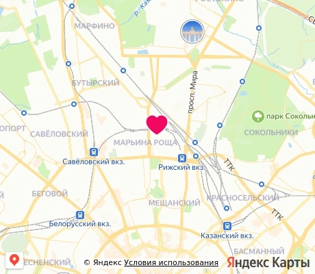 На карте