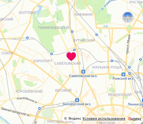 На карте