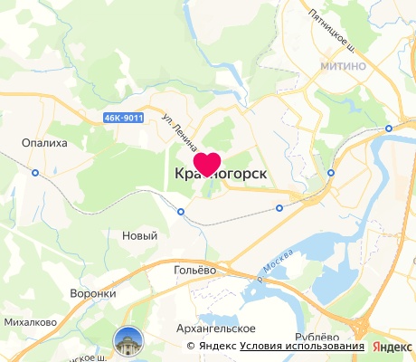 На карте