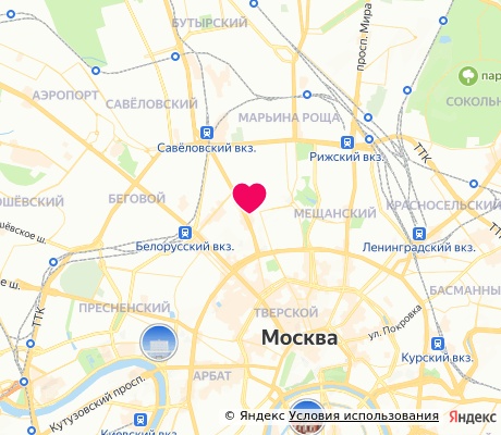 На карте