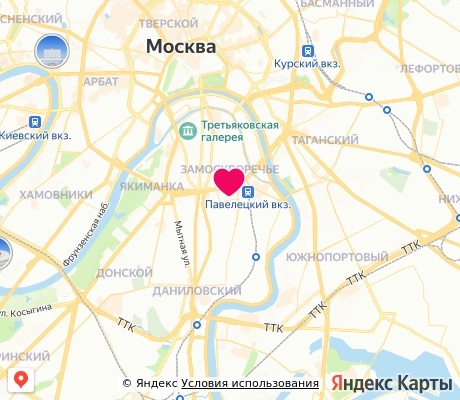 На карте