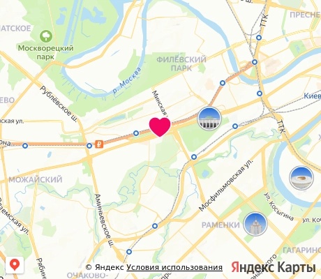 На карте