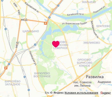 На карте
