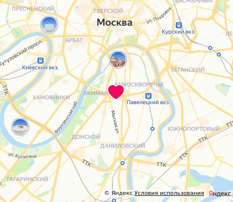 На карте