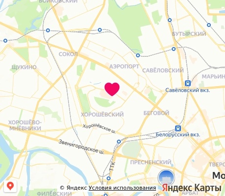 На карте