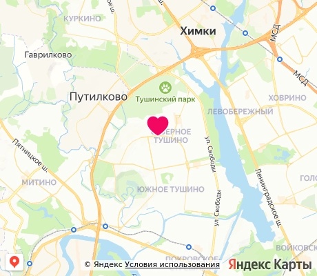 На карте