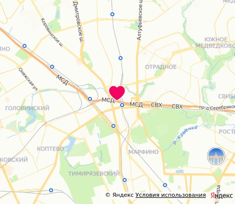 На карте