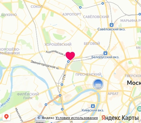 На карте