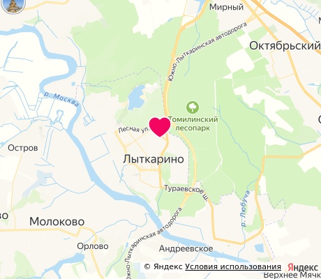 На карте