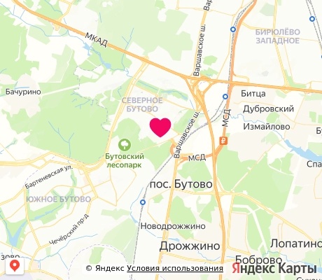 На карте