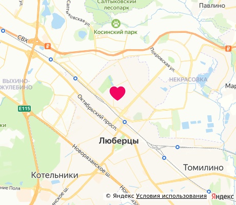 На карте