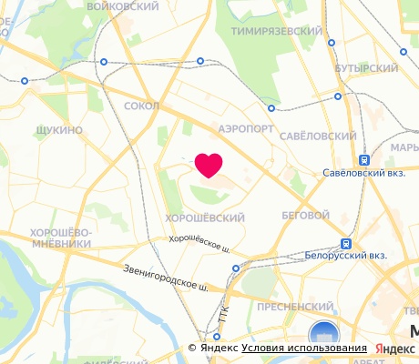 На карте