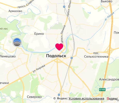 На карте