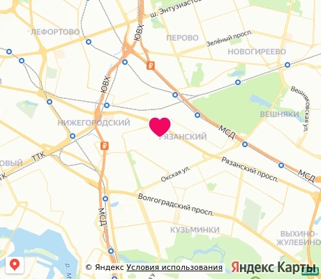На карте