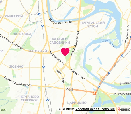 На карте