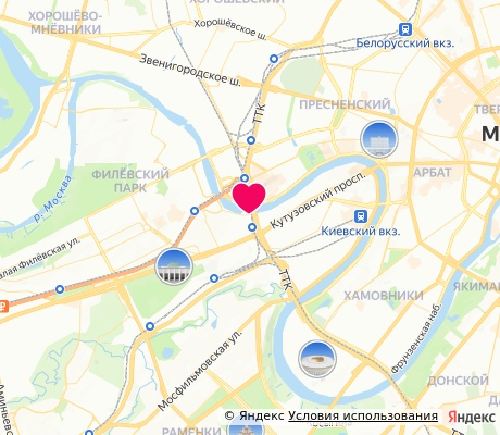 На карте