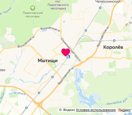На карте