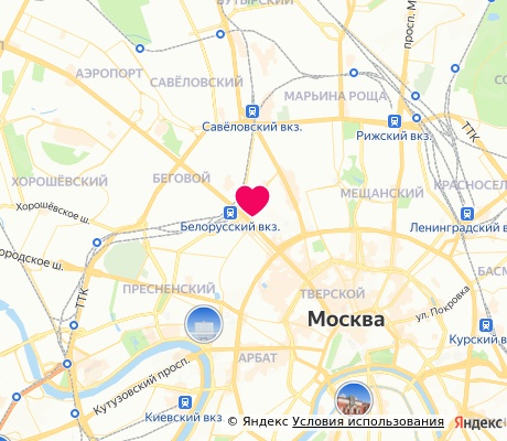 На карте