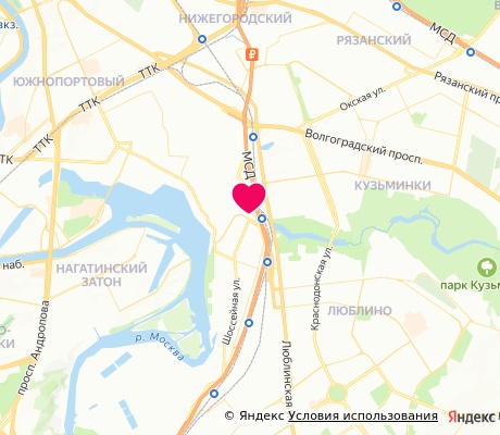 На карте