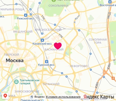 На карте