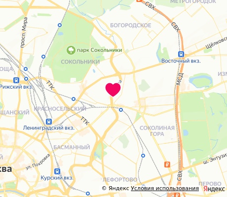 На карте