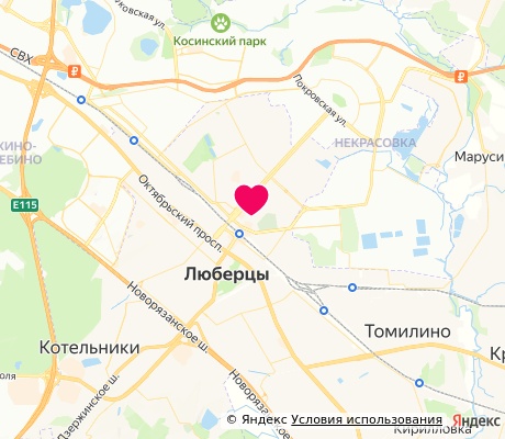 На карте