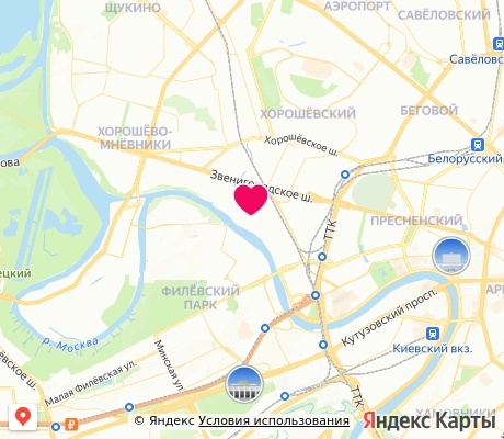 На карте