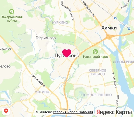 На карте