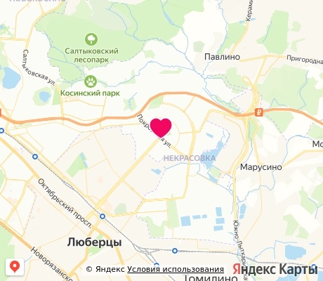На карте