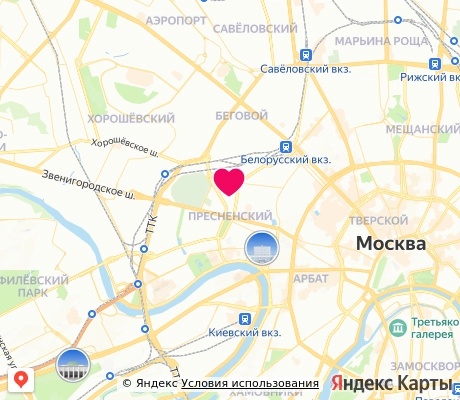 На карте