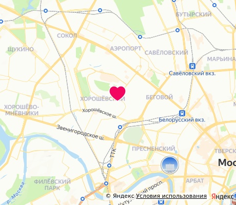 На карте