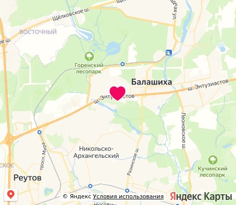 На карте